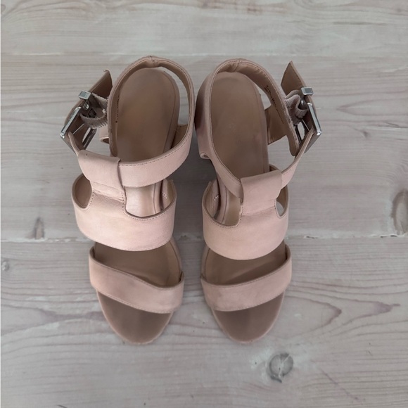 Express Heeled Sandals with Chunky Block Heel - Picture 6 of 6